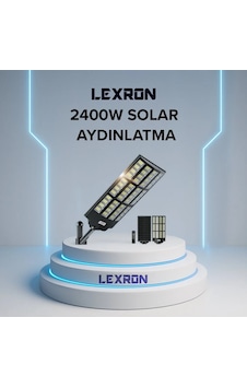 Lexron 2400w Solar Aydınlatma Lexron 2400w Solar Aydınlatma