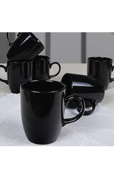 Bulut Kupa, Siyah, 9 Cm, 6 Adet Acı Kahve Bulut Kupa, Siyah, 9 Cm, 6 Adet Acı Kahve