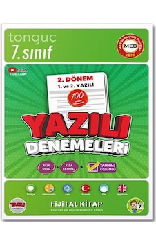 7. Sınıf Yazılı Denemeleri 2. Dönem 1 ve 2. Yazılı - Tonguç Akademi 7. Sınıf Yazılı Denemeleri 2. Dönem 1 ve 2. Yazılı - Tonguç Akademi