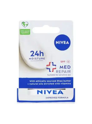 Nivea Lip Med Repair Spf 15 Dudak Bakım Kremi 4,8gr