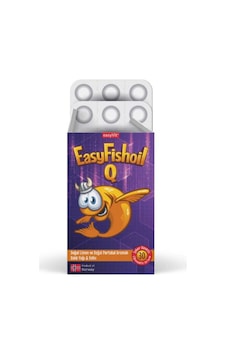 Easyvi̇t EasyFishoil Q 30 Çiğnenebilir Jel Form 30 Adet