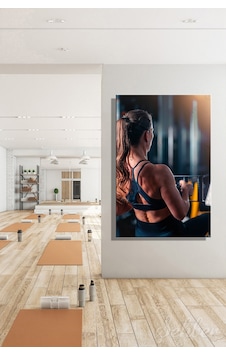 Spor Salonunda Sırt Egzersizi Lat Pulldown Yapan Atletik Bir Kadın Dikey Kanvas Tablo 3908 Çok Renkli Spor Salonunda Sırt Egzersizi Lat Pulldown Yapan Atletik Bir Kadın Dikey Kanvas Tablo 3908 Çok Renkli