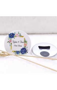 Açacak Magnet Nikah Şekeri Mavi Çiçek Uv Baskılı(30 Adet) Açacak Magnet Nikah Şekeri Mavi Çiçek Uv Baskılı(30 Adet)