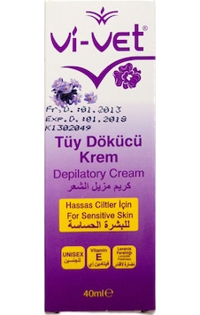 Vi-Vet Tüy Dökücü Krem 40 ML x 2 Adet Vi-Vet Tüy Dökücü Krem 40 ML x 2 Adet