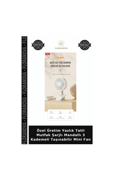 Özel Üretim Yazlık Tatil Mutfak Şarjlı Mandallı 3 Kademeli Taşınabilir Mini Fan Özel Üretim Yazlık Tatil Mutfak Şarjlı Mandallı 3 Kademeli Taşınabilir Mini Fan