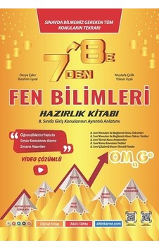 Omage Yayınları 8. Sınıf 7 Den 8 E Fen Bilimleri Hazırlık Kitabı Omage Yayınları 8. Sınıf 7 Den 8 E Fen Bilimleri Hazırlık Kitabı
