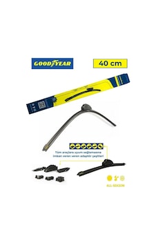 Aerodinamik Cam Sileceği 8 Aparatlı Universal 40 Cm Goodyear Gdy501003
