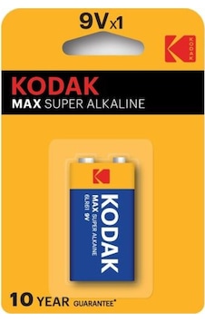 Kodak Max Süper Alkaline 9 Volt Pil Kodak Max Süper Alkaline 9 Volt Pil