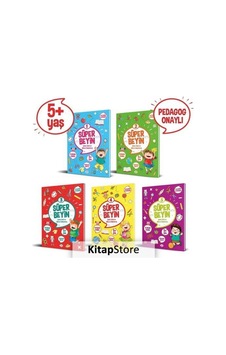 Süper Beyin Serisi Seti 5+ Yaş - 5 Kitap Takım- Dokuz Yayınları Süper Beyin Serisi Seti 5+ Yaş - 5 Kitap Takım- Dokuz Yayınları
