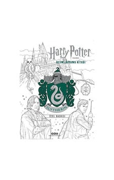 Harry Potter Filmlerinden Resmi Boyama Kitabı - Slytherin Özel Baskısı- Yapı Kredi Yayınları