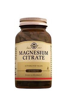 Solgar Magnesium Citrate Magnezyum Sitrat 60 Tablet