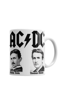 Ac Dc Tesla Ve Edison Kupa Bardak Porselen No35509 Karışık Ac Dc Tesla Ve Edison Kupa Bardak Porselen No35509 Karışık