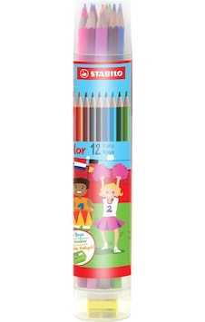 Stabılo Color Kuru Boya 12 Renk Bl-1212/77-pt