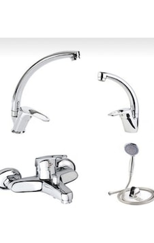 Aryabatarya Seti 4 Lü Banyo-lavabo-mutfak-duş Seti Diğer Aryabatarya Seti 4 Lü Banyo-lavabo-mutfak-duş Seti Diğer
