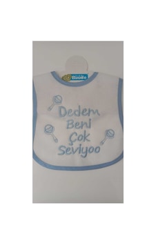 My Baby Kumsal Su Geçirmez Dedem Beni Çok Seviyor Baskılı Bebek Mama Önlüğü My Baby Kumsal Su Geçirmez Dedem Beni Çok Seviyor Baskılı Bebek Mama Önlüğü