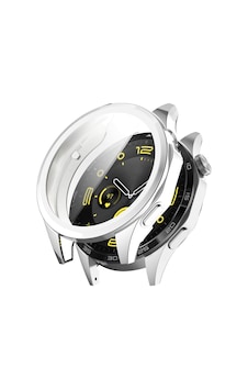 Huawei Watch Gt5 46 Mm İçin Full Kaplama Bumper Darbe Emici Silikon Kılıf -gümüş Huawei Watch Gt5 46 Mm İçin Full Kaplama Bumper Darbe Emici Silikon Kılıf -gümüş