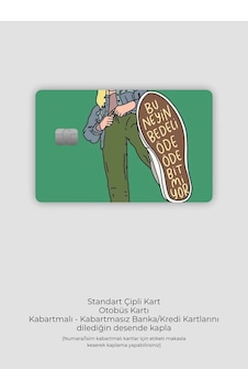 Bu Neyin Bedeli Tasarımlı Kart Kaplama Stickeri Kredi/banka Kartı Için Uyumlu Diğer Bu Neyin Bedeli Tasarımlı Kart Kaplama Stickeri Kredi/banka Kartı Için Uyumlu Diğer
