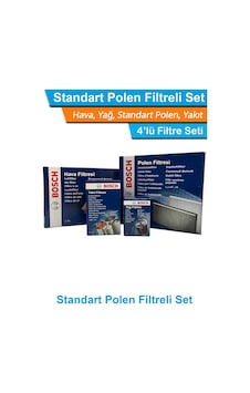 Mercedes C270 Cdı W203 Bosch Filtre Bakım Seti 2001-2004 Hava+yağ+yakıt+standart Polen Mercedes C270 Cdı W203 Bosch Filtre Bakım Seti 2001-2004 Hava+yağ+yakıt+standart Polen