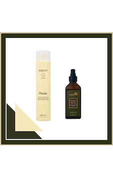 Kaaral Purify Reale Shampoo 300ml + Carpino Macadamia Nut Oil Hair Care Serum 100ml.spray Boyalı Kaaral Purify Reale Shampoo 300ml + Carpino Macadamia Nut Oil Hair Care Serum 100ml.spray Boyalı