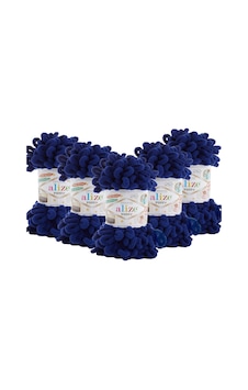 Alize Puffy El Örgü Ipliği 5'li Paket 360 Gece Mavisi 100 Gr 9 Mt Parmak Örgü I 769926895028 Alize Puffy El Örgü Ipliği 5'li Paket 360 Gece Mavisi 100 Gr 9 Mt Parmak Örgü I 769926895028
