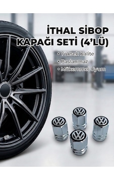 Volkswagen Grubu İle Uyumlu Alüminyum Altıgen Sibop Kapak Seti Gümüş - İthal Sibop Kapağı 4lü Set Volkswagen Grubu İle Uyumlu Alüminyum Altıgen Sibop Kapak Seti Gümüş - İthal Sibop Kapağı 4lü Set