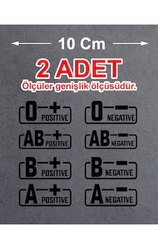 2 Adet Kan Grubu Sticker - Araba Oto Motosiklet Karavan Cam Araç Sticker - 00220 10 Cm 2 Adet Kan Grubu Sticker - Araba Oto Motosiklet Karavan Cam Araç Sticker - 00220 10 Cm