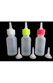 Yavru Kedi Köpek Için Biberon Seti 60 ml 3 Adet +3 yedek Ağızlık