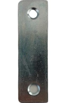 Metal Düz Gönye Lama 15x50 2 Mm İki Delikli Gri Metal Düz Gönye Lama 15x50 2 Mm İki Delikli Gri