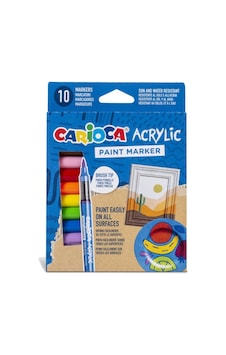 Carioca Akrilik Paint Marker Su Bazlı Fırça Uçlu 10 Lu 45281 Carioca Akrilik Paint Marker Su Bazlı Fırça Uçlu 10 Lu 45281