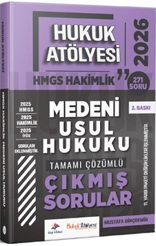 Dizgi Kitap 2026 Hukuk Atölyesi Hmgs Hakimlik Medeni Usul Hukuku Çıkmış Sorular