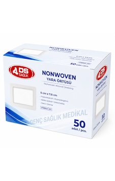 Ds Sağlık Nonwoven Yara Örtüsü 5cm 7,5cm 50'li