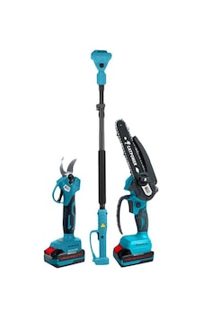 Cat Power 1520 Akülü Dal Kesme Ve Budama Makası Seti Teleskopik Saplı Cat Power 1520 Akülü Dal Kesme Ve Budama Makası Seti Teleskopik Saplı