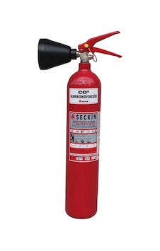 Ünal Yangın 2 Kg Co2 Karbondioksit Yangın Söndürme Tüpü 4 Yıllık +askı Aparatı