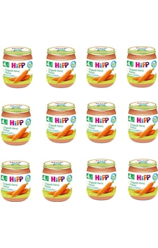 Hipp Kavanoz Maması Organik Havuç Püresi 125 G 12 Adet Hipp Kavanoz Maması Organik Havuç Püresi 125 G 12 Adet