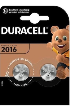 Duracell Cr2016 Lityum Pil 2li Paket ı -92184 Duracell Cr2016 Lityum Pil 2li Paket ı -92184