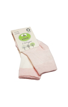 Kitikate Organik Bebek Çorabı 0-3 Ay Pembe 2 li "Karışık Renkli" Kitikate Organik Bebek Çorabı 0-3 Ay Pembe 2 li "Karışık Renkli"