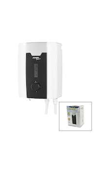 Jumbo Premium Su Isıtıcı Elektrikli Şofben 8000w 3 Kademeli 7 Emniyet Termostat Beyaz Duş Başlık