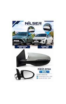 Hyundai Bayon - İ20 Sol Ayna Elekt Sinyalli Katlanır 8 Fiş 2022-26 Hyundai Bayon - İ20 Sol Ayna Elekt Sinyalli Katlanır 8 Fiş 2022-26