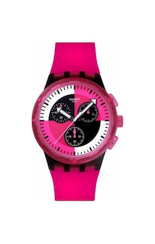 Swatch Fuchsia Lines Unisex Kol Saati Susb110 Gri Swatch Fuchsia Lines Unisex Kol Saati Susb110 Gri