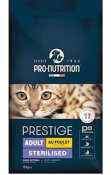 Pro Nutrition Prestige Kısırlaştırılmış Tavuklu Yetişkin Kedi Maması 10 KG Pro Nutrition Prestige Kısırlaştırılmış Tavuklu Yetişkin Kedi Maması 10 KG