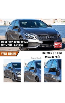 Mercedes Benz W176 2012-2018 Batman Yarasa Ayna Kapağı Piano Black Abs Plastik Mercedes Benz W176 2012-2018 Batman Yarasa Ayna Kapağı Piano Black Abs Plastik