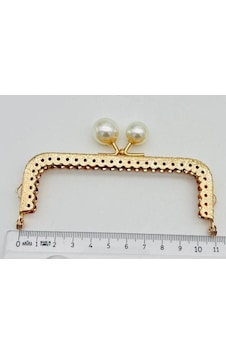 Angel Çanta Aksesuar 11 Cm Cüzdan Klipsi Golden Renk İncili Diğer Angel Çanta Aksesuar 11 Cm Cüzdan Klipsi Golden Renk İncili Diğer