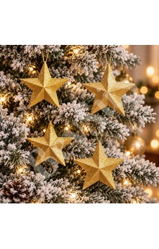 Beysüs Yılbaşı Çam Ağacı Süsü Yıldız 7 Cm 4 Lü Gold Diğer Beysüs Yılbaşı Çam Ağacı Süsü Yıldız 7 Cm 4 Lü Gold Diğer