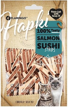 Flamingo Hapki Somon Ve Alabalıklı Glutensiz Şerit Kedi Ödülü 85 G Flamingo Hapki Somon Ve Alabalıklı Glutensiz Şerit Kedi Ödülü 85 G