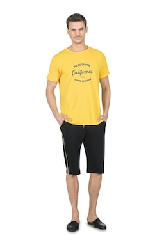 Jiber 4738 Erkek Kısa Kol Kapri Pijama Takım Jiber 4738 Erkek Kısa Kol Kapri Pijama Takım