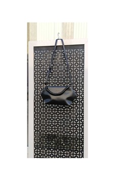 Çınar Boutique Deri Çanta Siyah Siyah