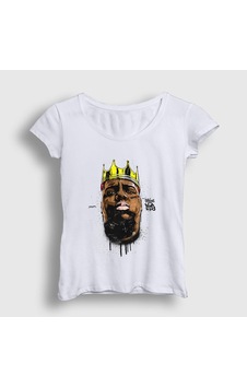 Presmono Kadın Crown The Notorious Bıg T-shirt Beyaz Presmono Kadın Crown The Notorious Bıg T-shirt Beyaz