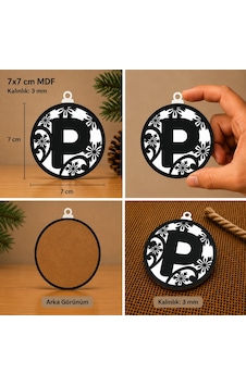 P Harf Yılbaşı Süsü Mdf Çam Ağacı Desenli Asılabilir Dekor 7x7 Cm P Harf Yılbaşı Süsü Mdf Çam Ağacı Desenli Asılabilir Dekor 7x7 Cm
