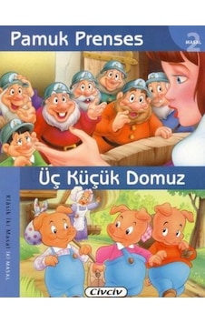 Klasik 2 Masal Dizisi - Pamuk Prenses/Üç Küçük Domuz- Çiçek Yayıncılık