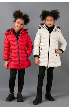 Lela Peluş Astarlı Yakası Suni Kürklü Çıkarılabilir Kapüşonlu Kışlık Kız Çocuk Mont 5766041 Kırmızı Lela Peluş Astarlı Yakası Suni Kürklü Çıkarılabilir Kapüşonlu Kışlık Kız Çocuk Mont 5766041 Kırmızı